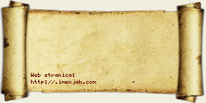 Nina Harači vizit kartica